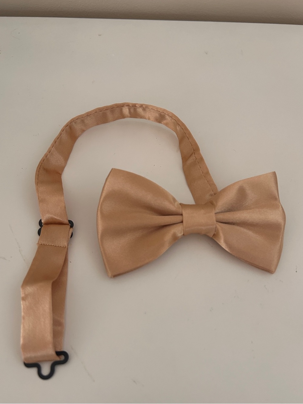 Kids Satin Bow Tie - Champagne